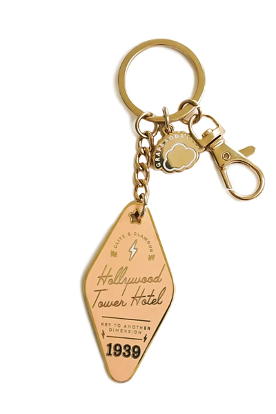 GrapeSodaClub Hollywood Tower Twilight Motel Keychain