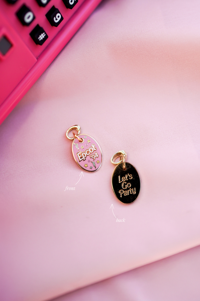 Epcot '94 Barbie Birthday Party 18k Gold Charm